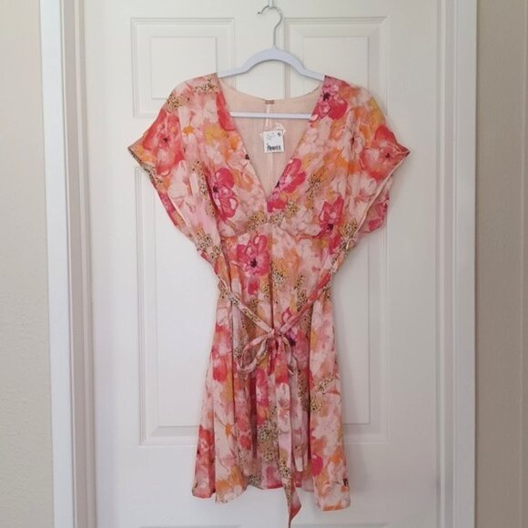 Free People Dresses & Skirts - Free People Mini Dress Freddy Fruit Punch Combo
